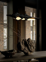 Ulsorira Topographic Wood Pendant Light - Lamp Outdoor