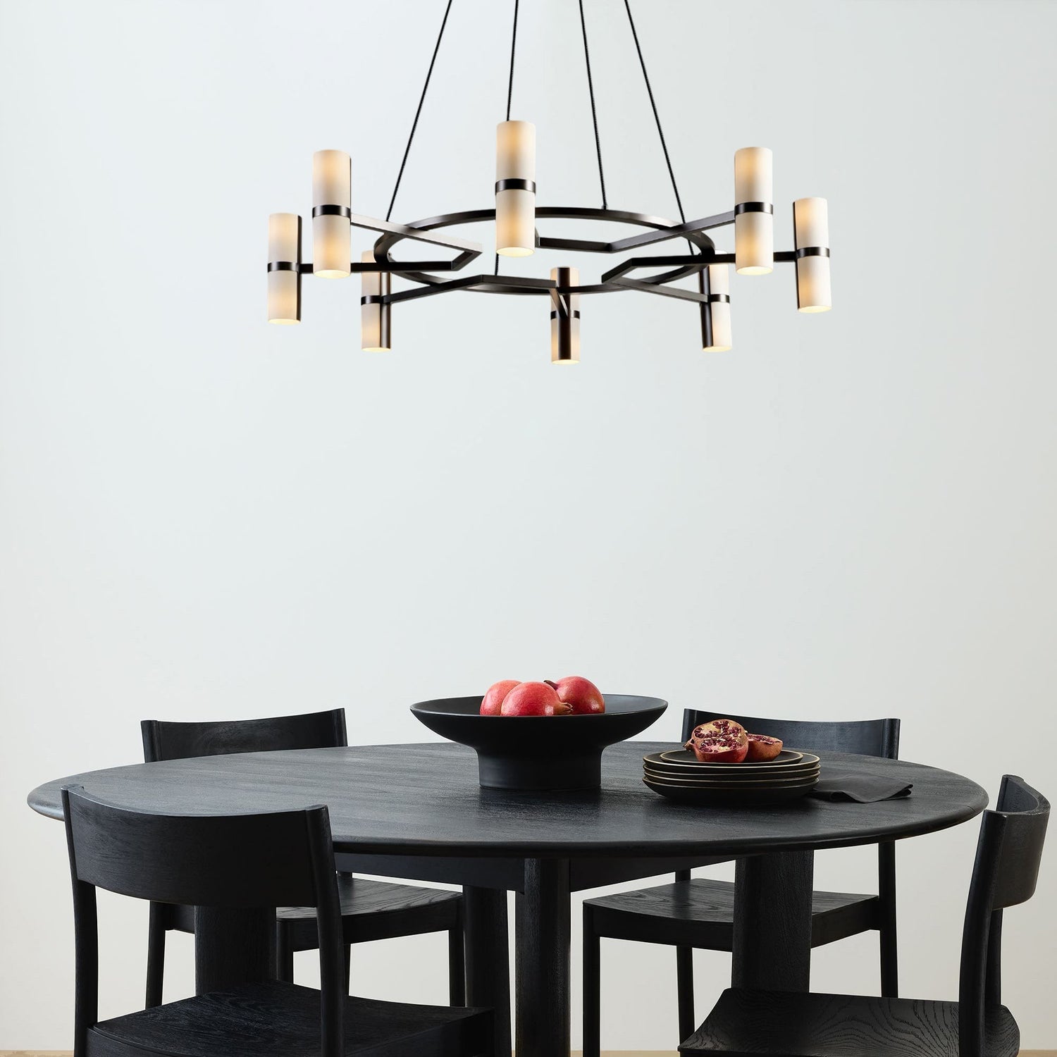 Voltaire Contemporary Brass Chandelier