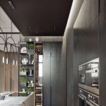 Solara Pendant Lamp Overlapping Cylinder Minimalist Dining Room - Letslighting