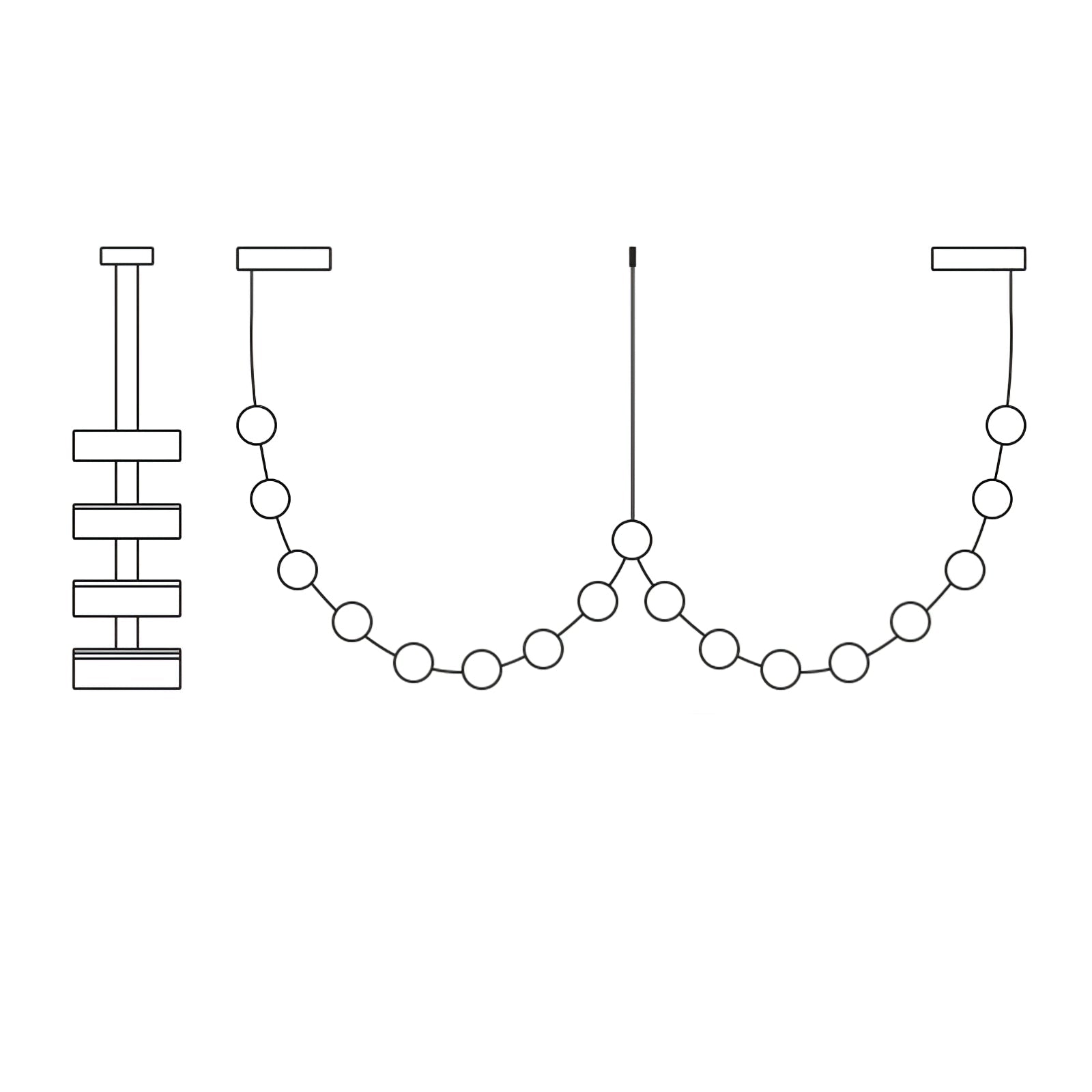 Flexura Modular Track Pendant Light - Lamp Outdoor