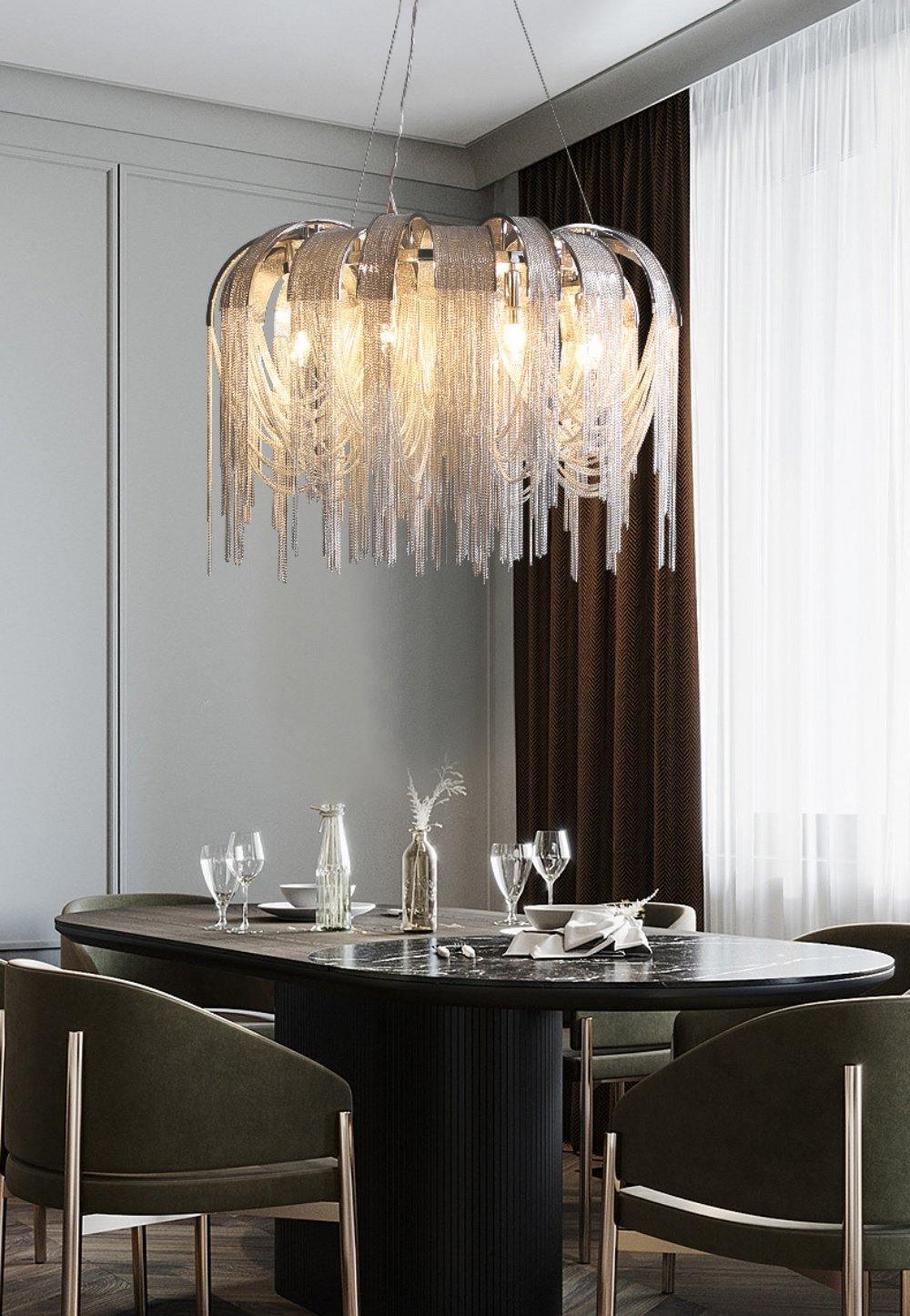 Length Chains Chandelier - Lamp Outdoor