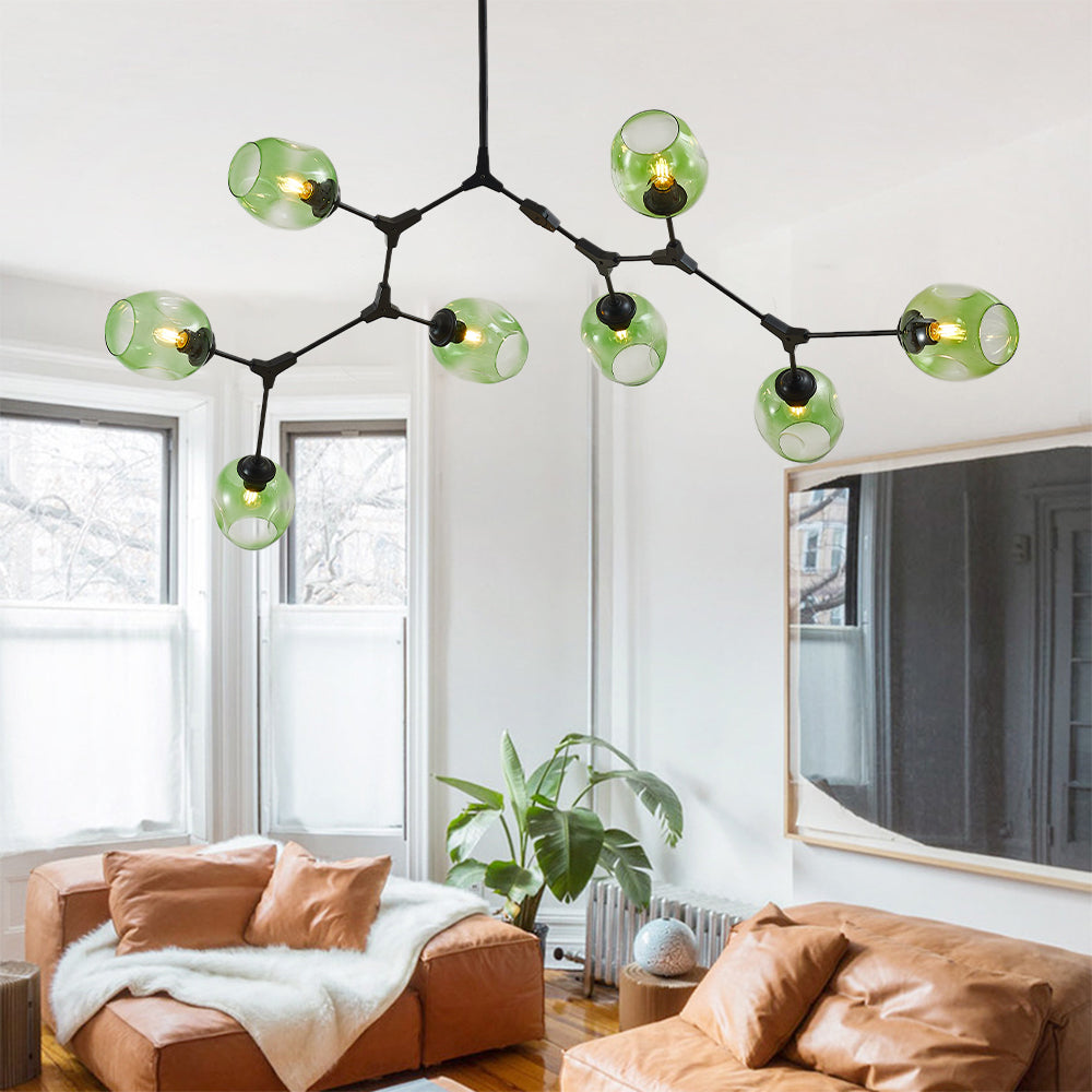 Kirae Nordic Modern Glass Pendant Light Clear Bubble - Lamp Outdoor