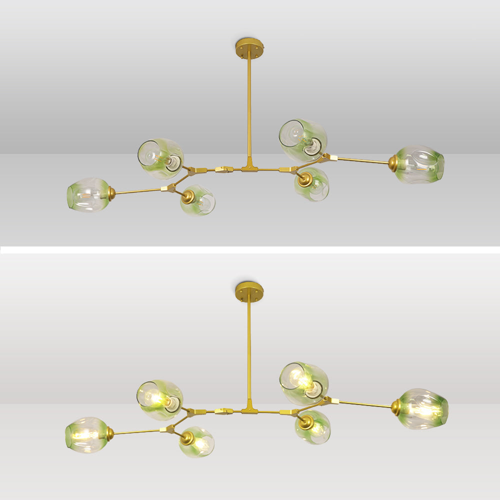 Kirae Nordic Modern Glass Pendant Light Clear Bubble - Lamp Outdoor