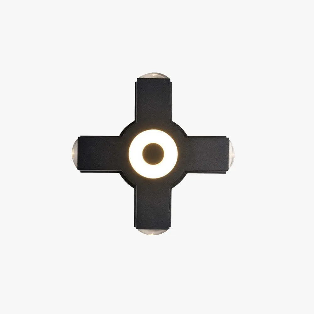 Ovelo Modern Waterproof Minimalist Cross Outdoor Wall Light Garden/Corridor - Lamp Outdoor