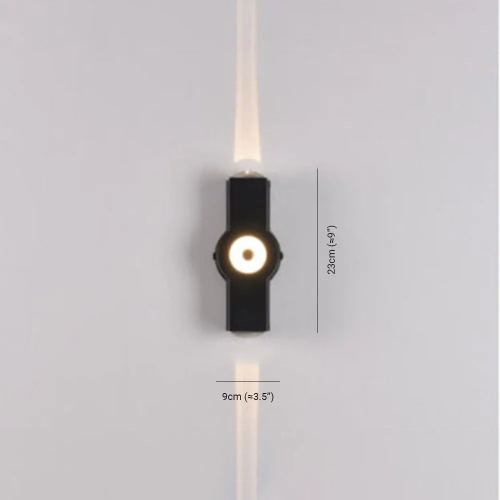 Ovelo Modern Waterproof Minimalist Cross Outdoor Wall Light Garden/Corridor - Lamp Outdoor