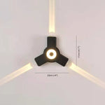 Ovelo Modern Waterproof Minimalist Cross Outdoor Wall Light Garden/Corridor - Lamp Outdoor