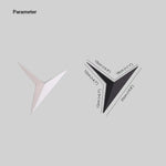 Calno Metal Modern LED Wall lamps for Bedroom, Triangle - Lamp Outdoor