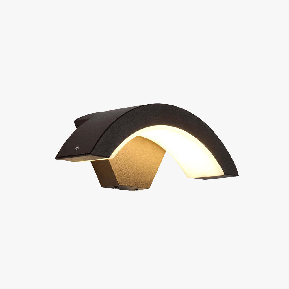 Ray Nordic Arc Metal LED Outdoor Wall Lamp - Lamp Outdoor