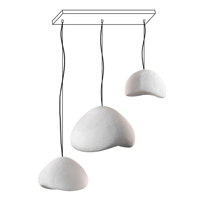 Khmara Rough Combination Chandelier B - Lamp Outdoor