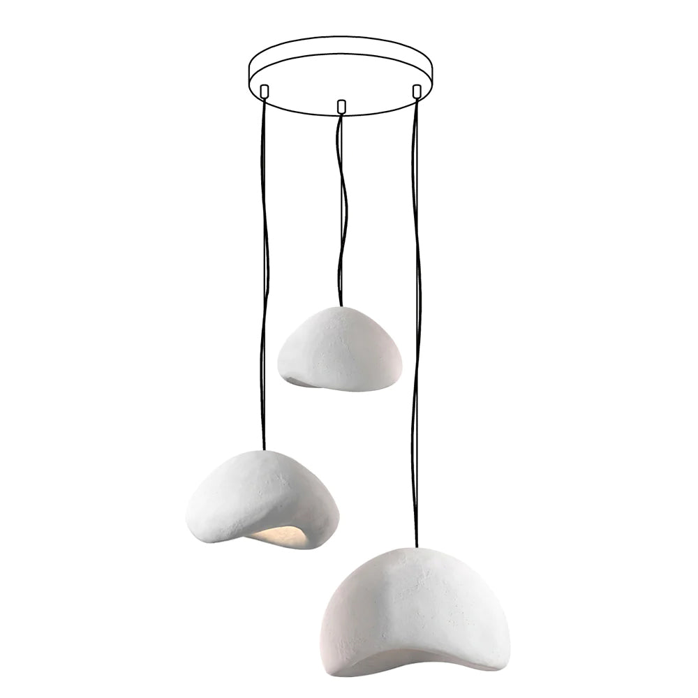Khmara Rough Combination Chandelier B - Lamp Outdoor