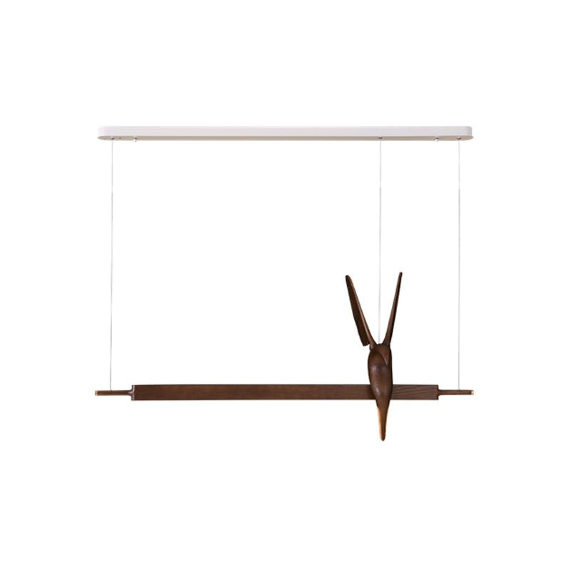 Varinisra Sculptural Oak Pendant Light - Lamp Outdoor