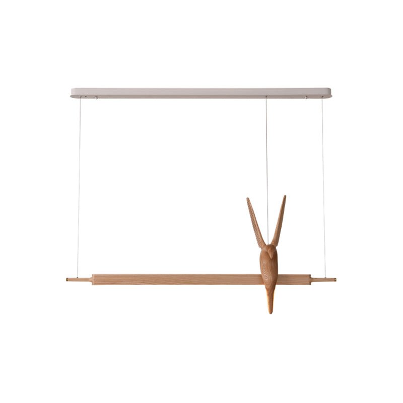 Varinisra Sculptural Oak Pendant Light - Lamp Outdoor