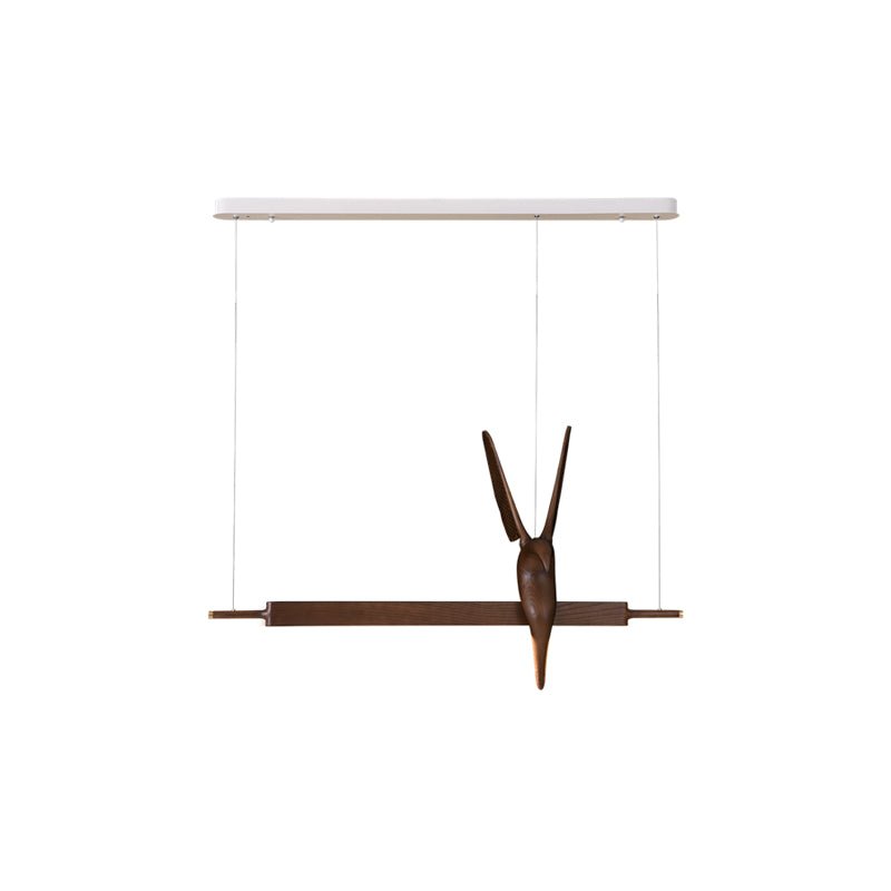 Varinisra Sculptural Oak Pendant Light - Lamp Outdoor