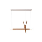 Varinisra Sculptural Oak Pendant Light - Lamp Outdoor