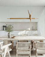 Varinisra Sculptural Oak Pendant Light - Lamp Outdoor