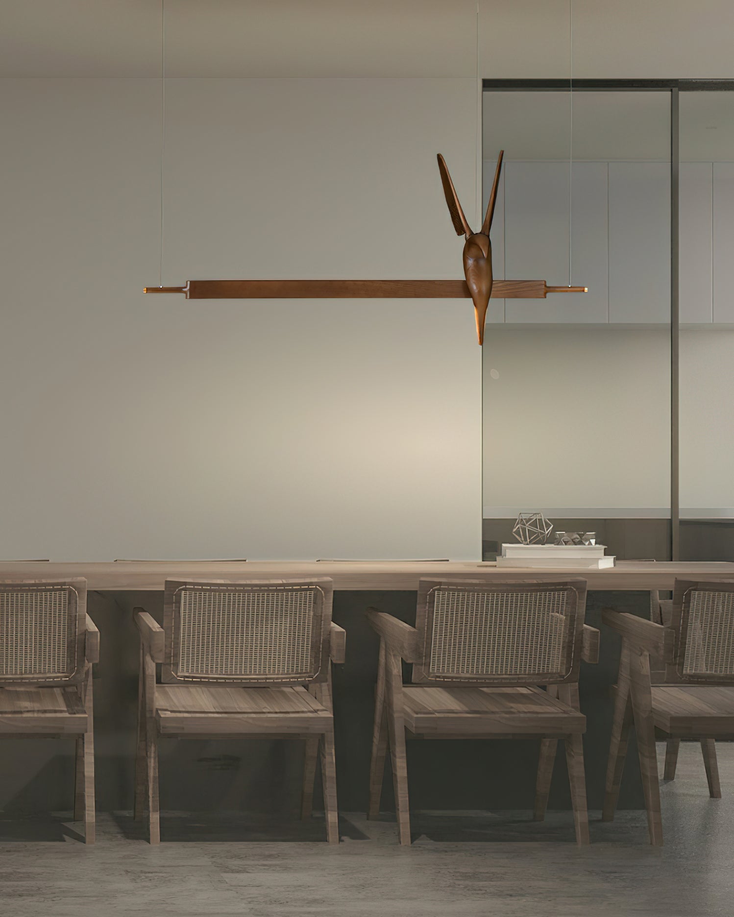 Varinisra Sculptural Oak Pendant Light - Lamp Outdoor