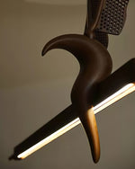 Varinisra Sculptural Oak Pendant Light - Lamp Outdoor