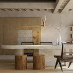 Varinisra Sculptural Oak Pendant Light - Lamp Outdoor