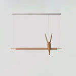 Varinisra Sculptural Oak Pendant Light - Lamp Outdoor