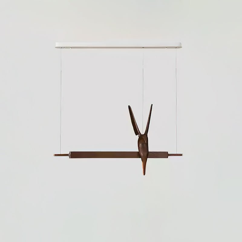 Varinisra Sculptural Oak Pendant Light - Lamp Outdoor