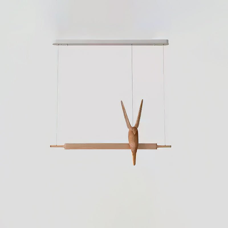 Varinisra Sculptural Oak Pendant Light - Lamp Outdoor