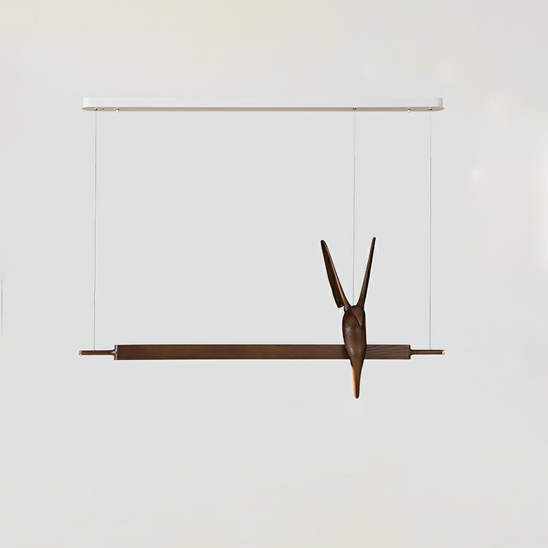 Varinisra Sculptural Oak Pendant Light - Lamp Outdoor