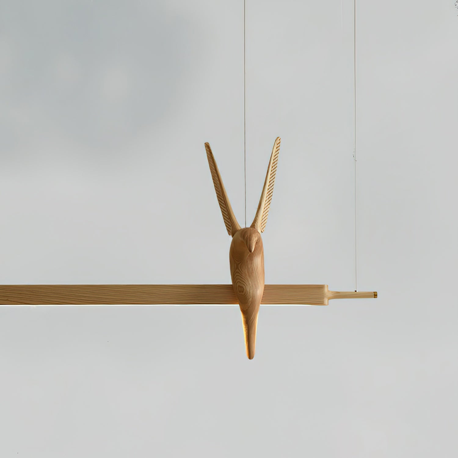Varinisra Sculptural Oak Pendant Light - Lamp Outdoor