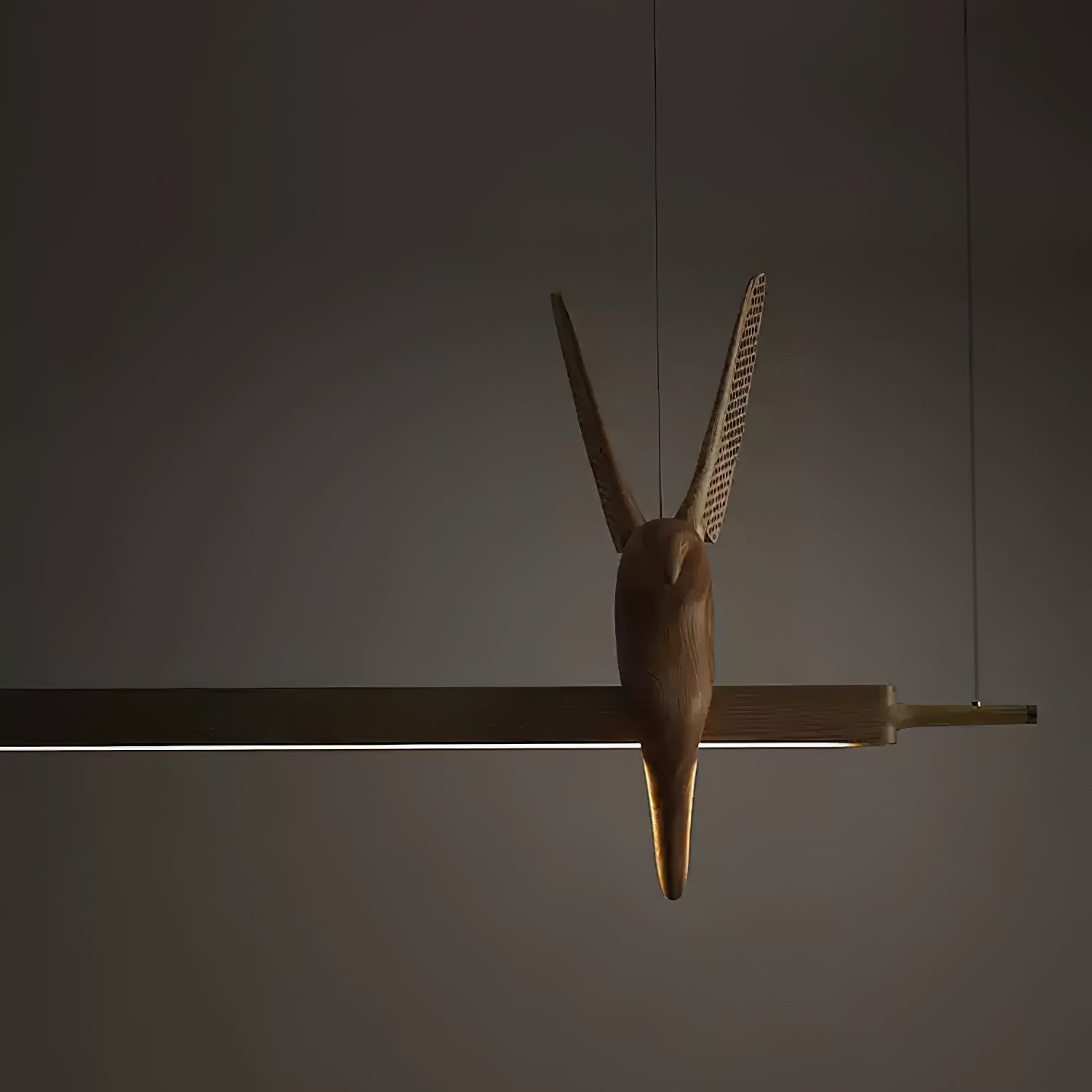 Varinisra Sculptural Oak Pendant Light - Lamp Outdoor