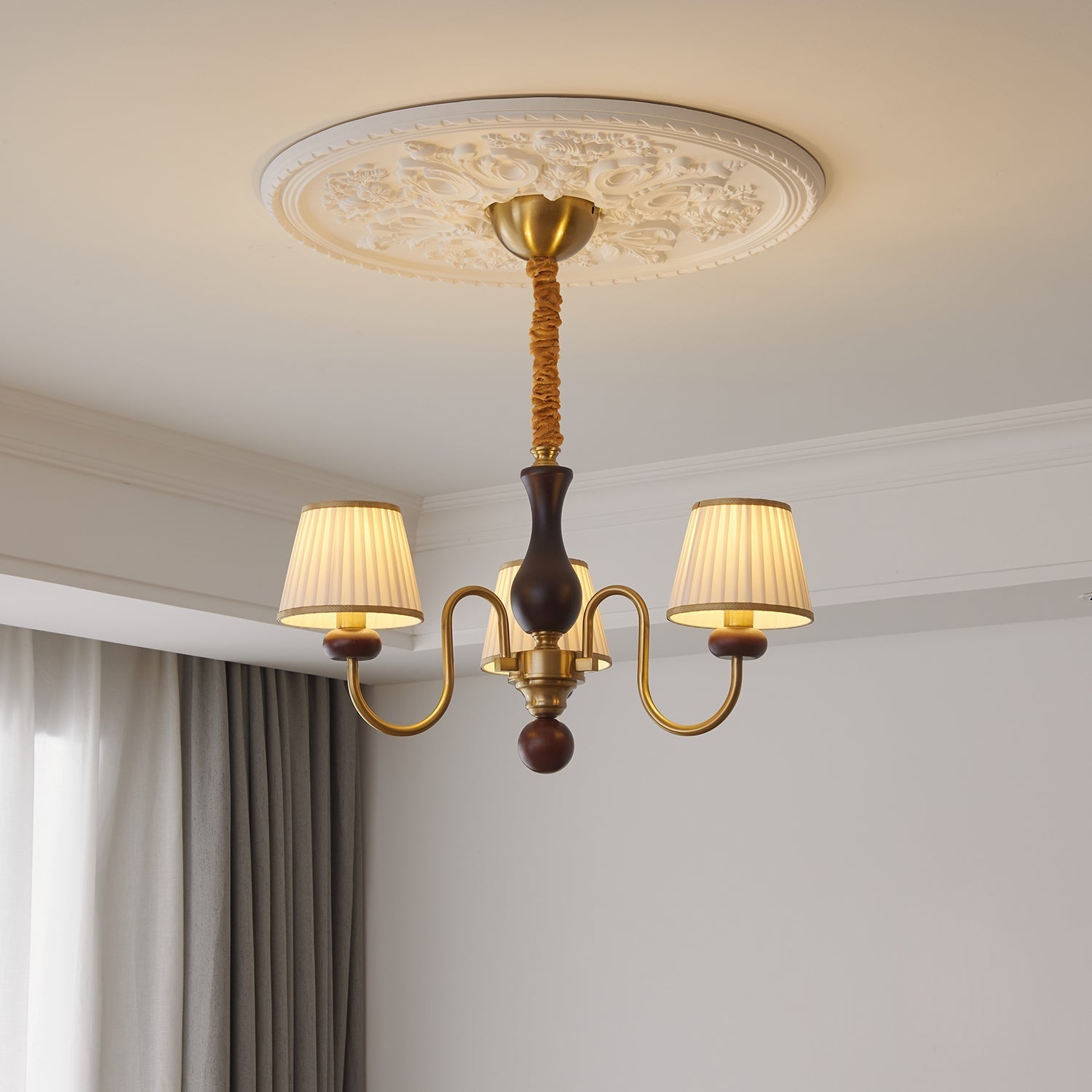 Walden Pleat Chandelier - Lamp Outdoor