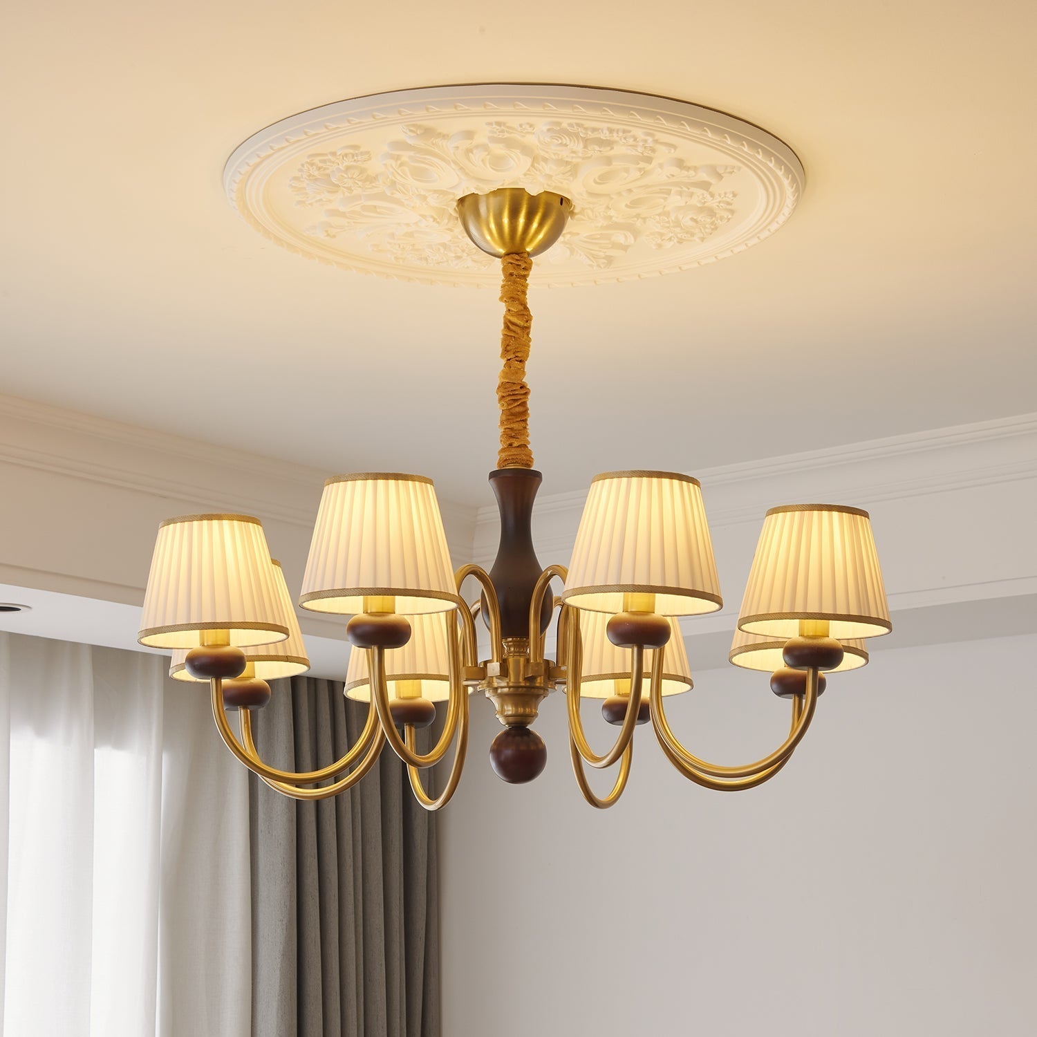 Walden Pleat Chandelier - Lamp Outdoor