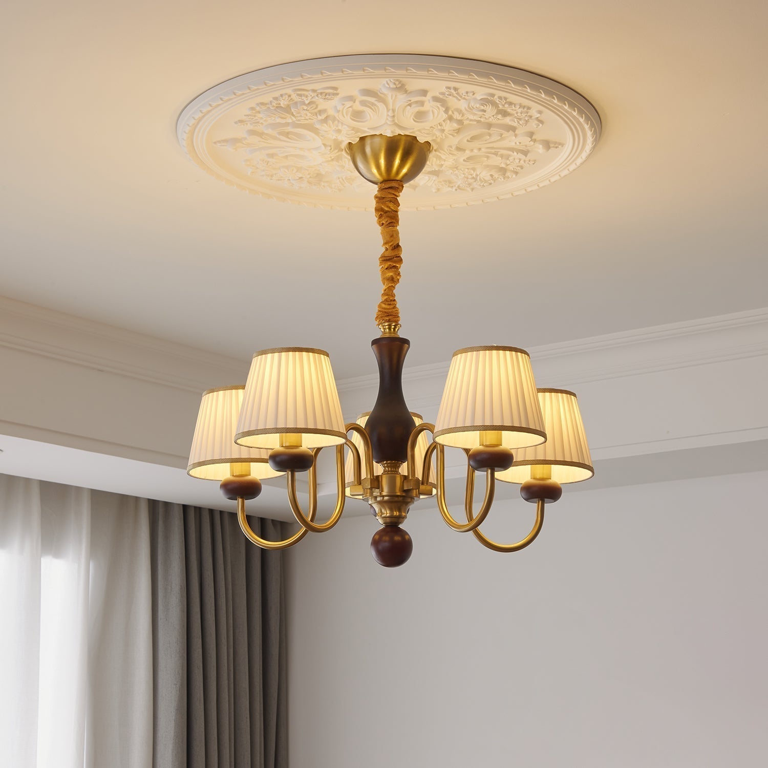 Walden Pleat Chandelier - Lamp Outdoor