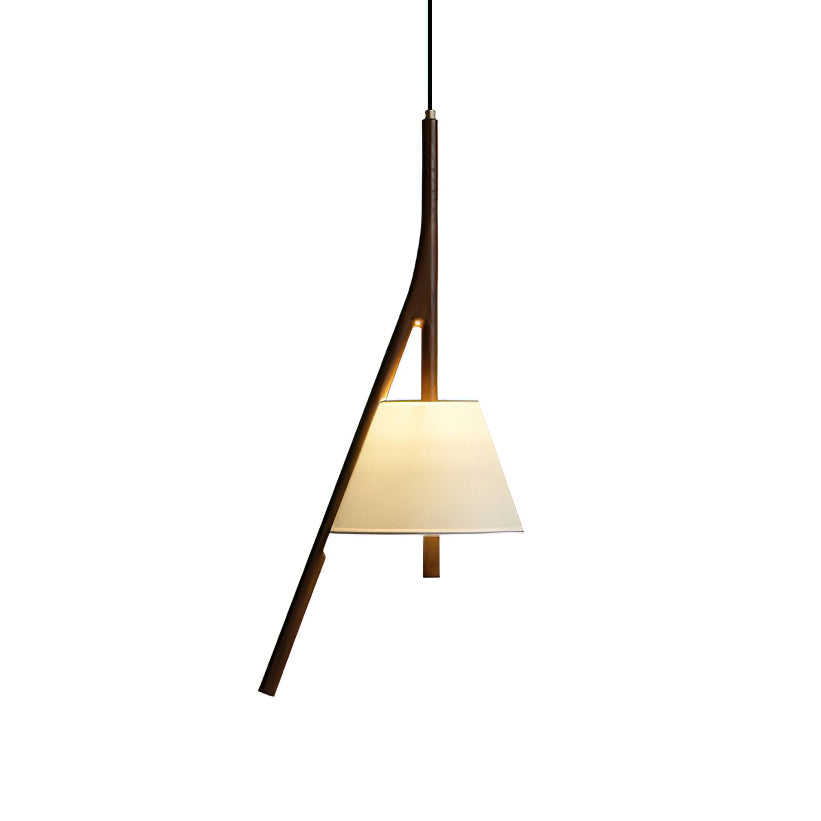 Zovenarae Triangular Wood Pendant Light - Lamp Outdoor