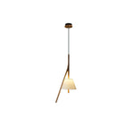 Zovenarae Triangular Wood Pendant Light - Lamp Outdoor