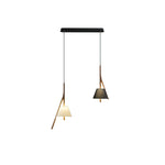 Zovenarae Triangular Wood Pendant Light - Lamp Outdoor