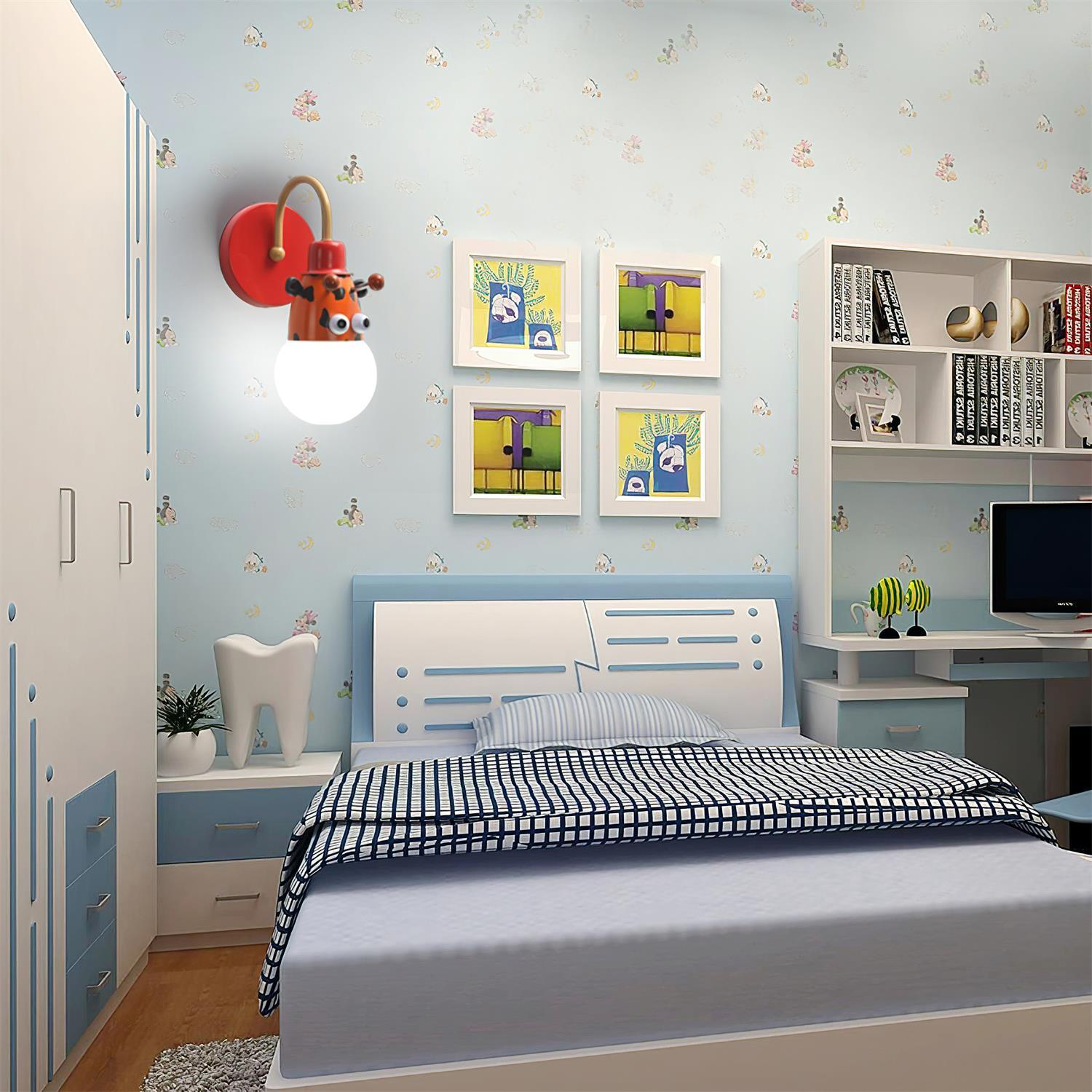 Cartoon Animal Kids Wall Lamp - Lamp Outdoor