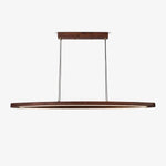 Walnut Arc Linear Pendant Lamp - Lamp Outdoor