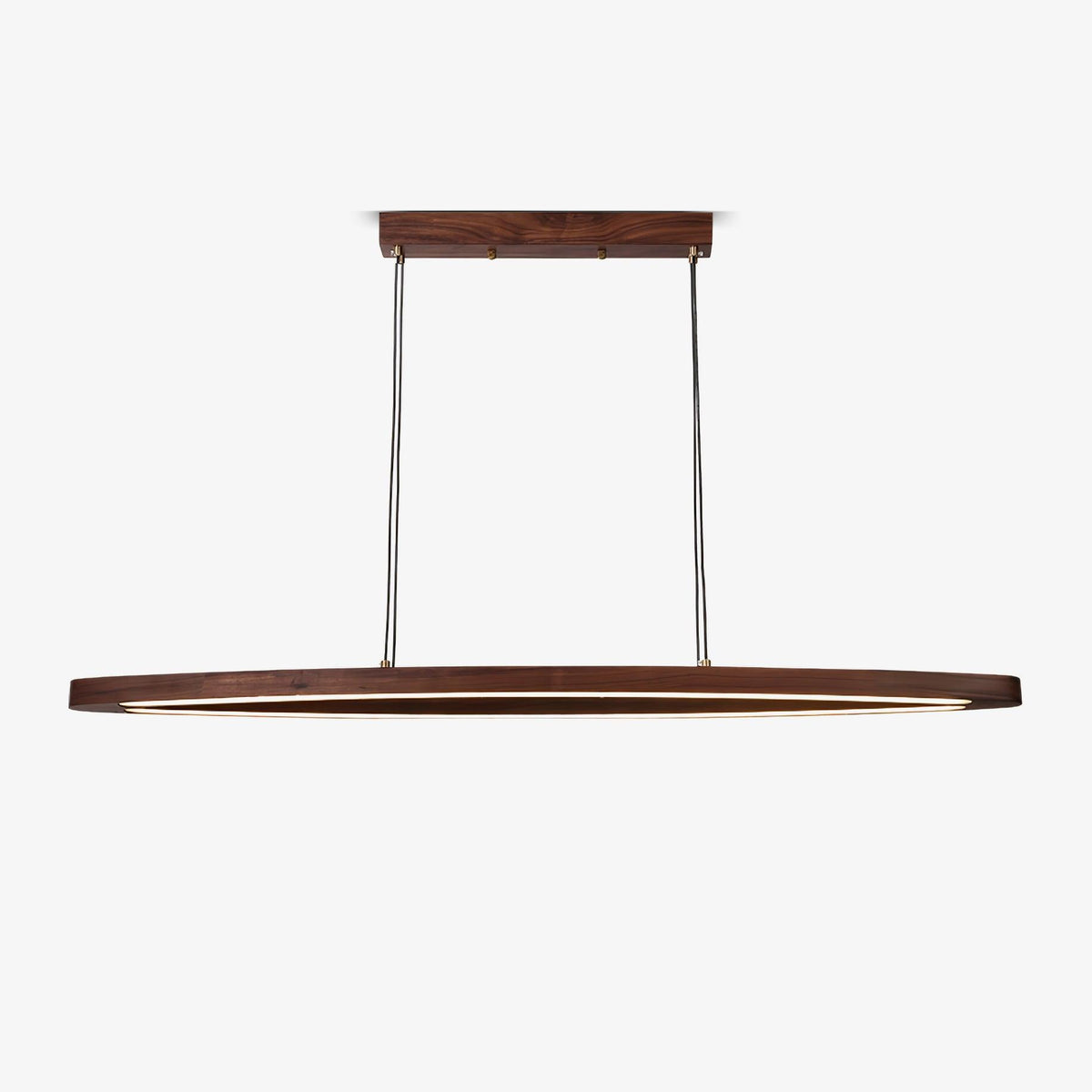 Walnut Arc Linear Pendant Lamp - Lamp Outdoor
