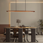 Walnut Arc Linear Pendant Lamp - Lamp Outdoor