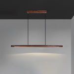 Walnut Arc Linear Pendant Lamp - Lamp Outdoor