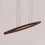 Walnut Arc Linear Pendant Lamp - Lamp Outdoor