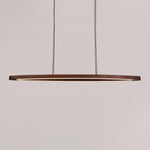 Walnut Arc Linear Pendant Lamp - Lamp Outdoor