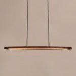 Walnut Arc Linear Pendant Lamp - Lamp Outdoor