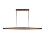 Walnut Arc Linear Pendant Lamp - Lamp Outdoor