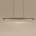 Walnut Arc Linear Pendant Lamp - Lamp Outdoor