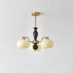 Aurora Chandelier Walnut Beige Orb - Lamp Outdoor