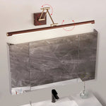 Walnut Color Linear Adjustable Wall Light - Lamp Outdoor