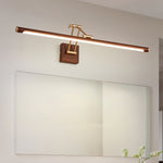 Walnut Color Linear Adjustable Wall Light - Lamp Outdoor
