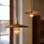 Walnut Conical Pendant Light - Lamp Outdoor