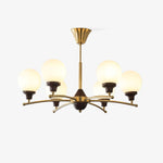 Walnut Glass Ball Chandelier - Lamp Outdoor
