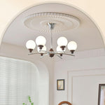 Walnut Glass Ball Chandelier - Lamp Outdoor
